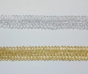 Chanel braid-Lurex braid 15mm (25 m), Gold